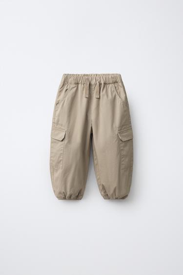 PANTALON DE JOGGING CARGO - Beige clair de Zara - Image 0