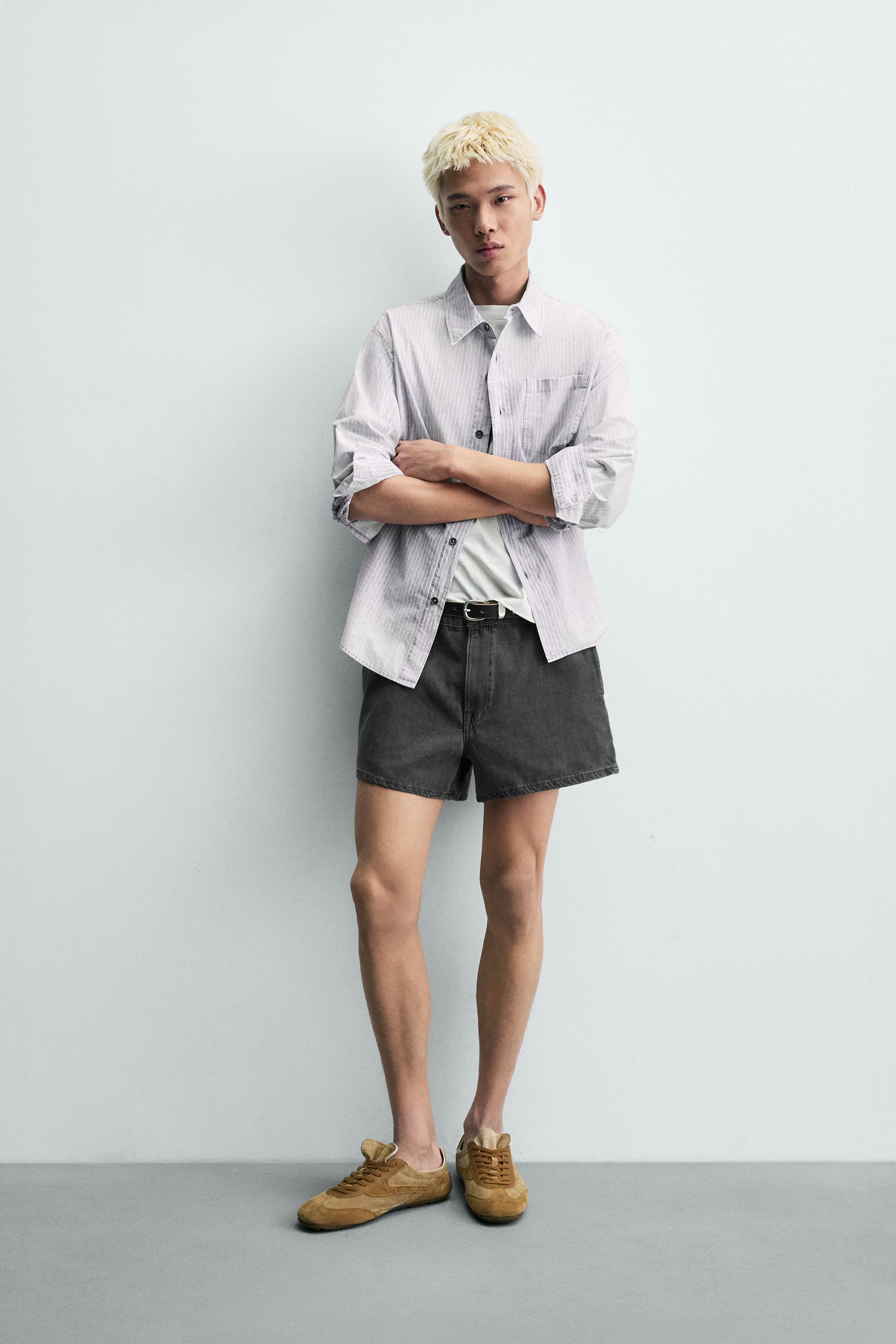 DENIM MINI SHORTS