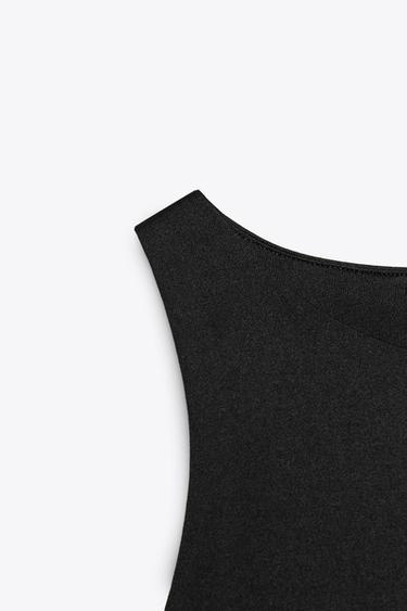 BODY HALTER EN POLYAMIDE - Noir de Zara - Image 5