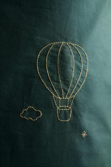 KIDS' BALLOON DUVET COVER - Navy blue by Zara - Image 6