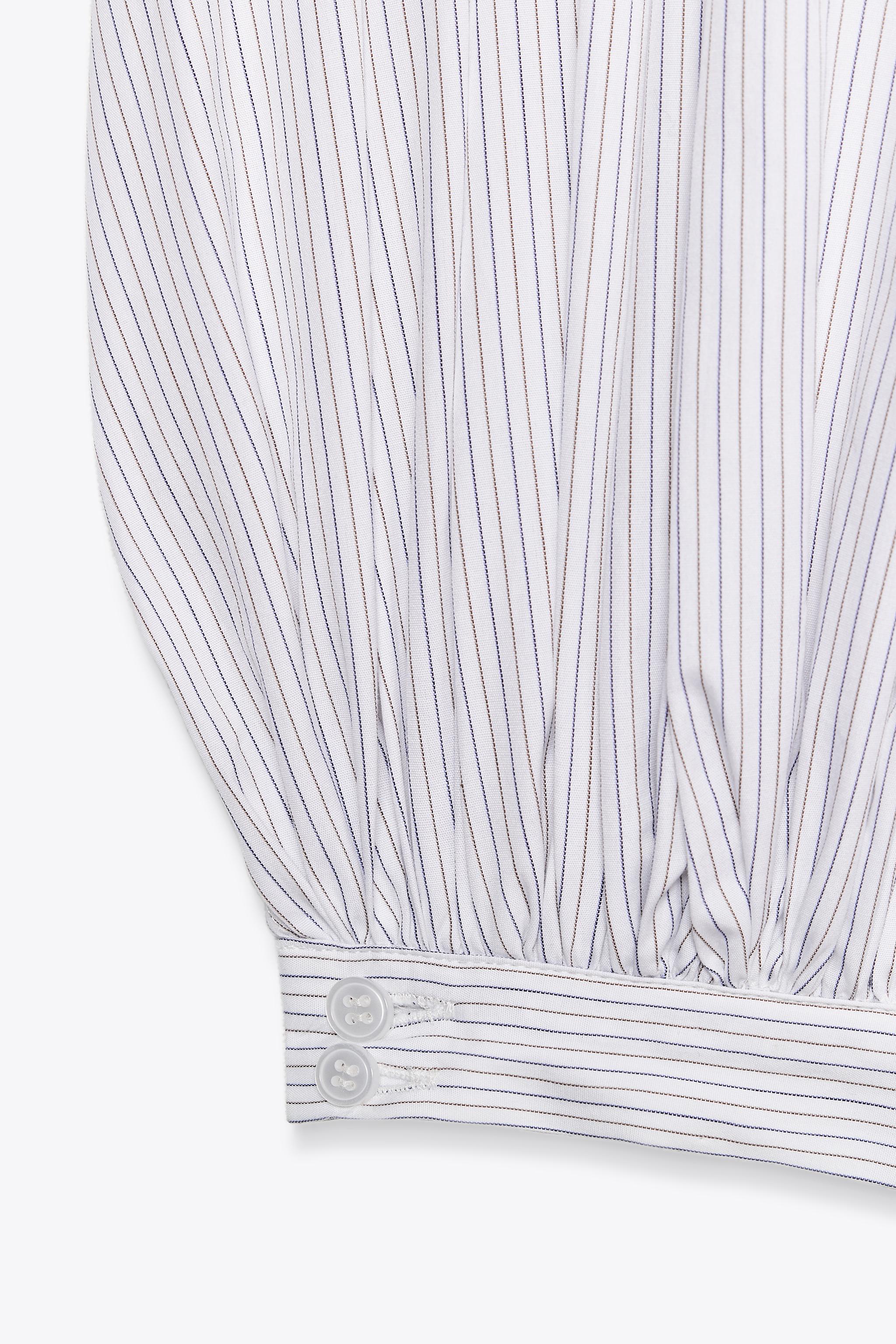 ZARA ZW COLLECTION ストライプ柄バルーンパンツ 2975/623 ZW COLLECTION ストライプ柄バルーンパンツ - ストライプ | ZARA