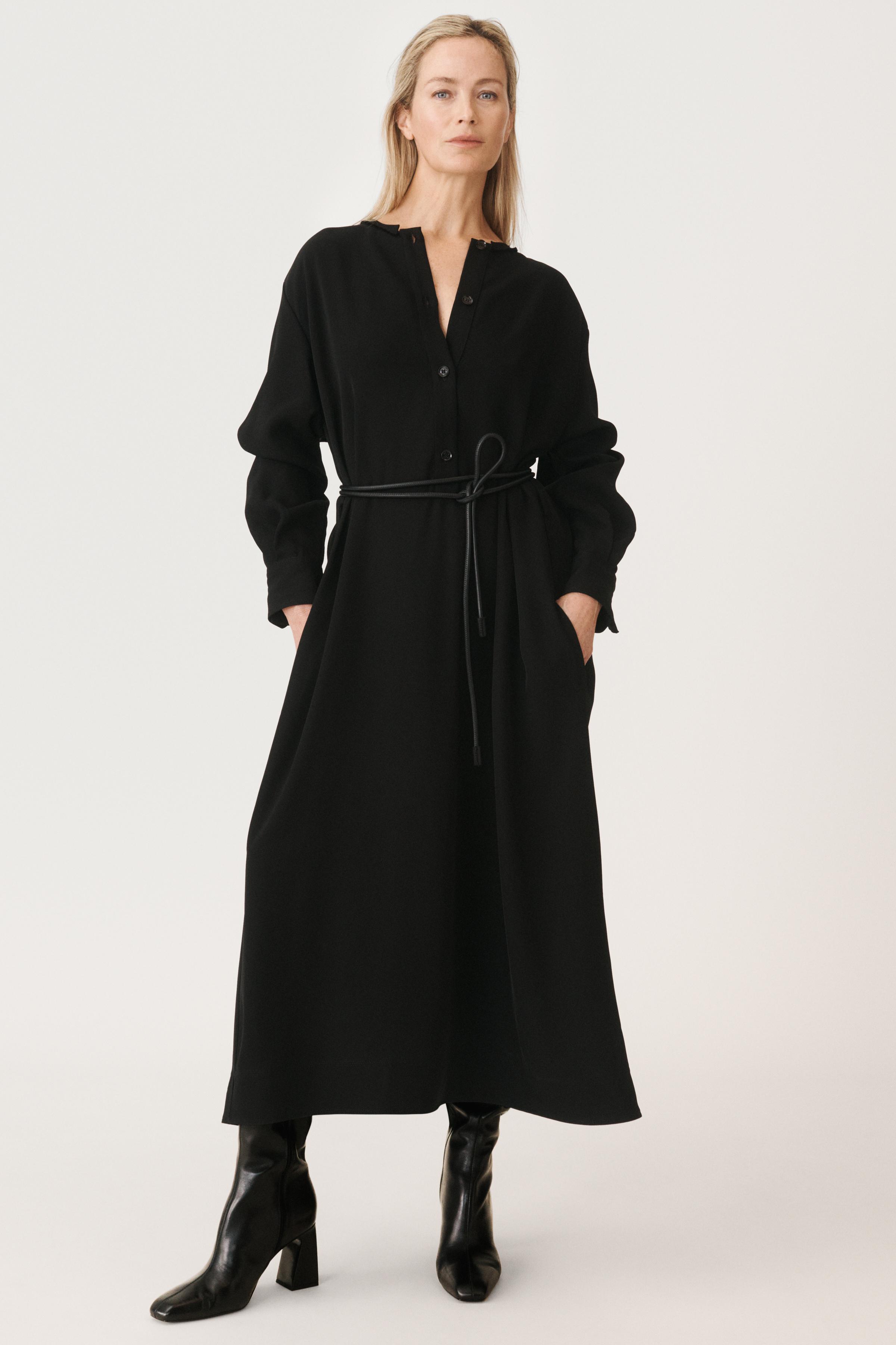 ボタン ミディワンピース 50TH ANNIVERSARY - ブラック | ZARA
