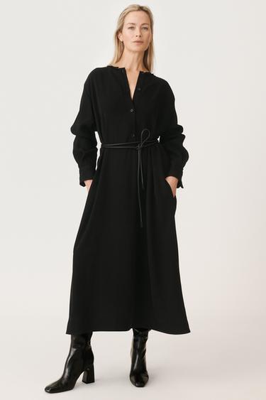 BUTTONED MIDI DRESS 50TH ANNIVERSARY - Black by Zara