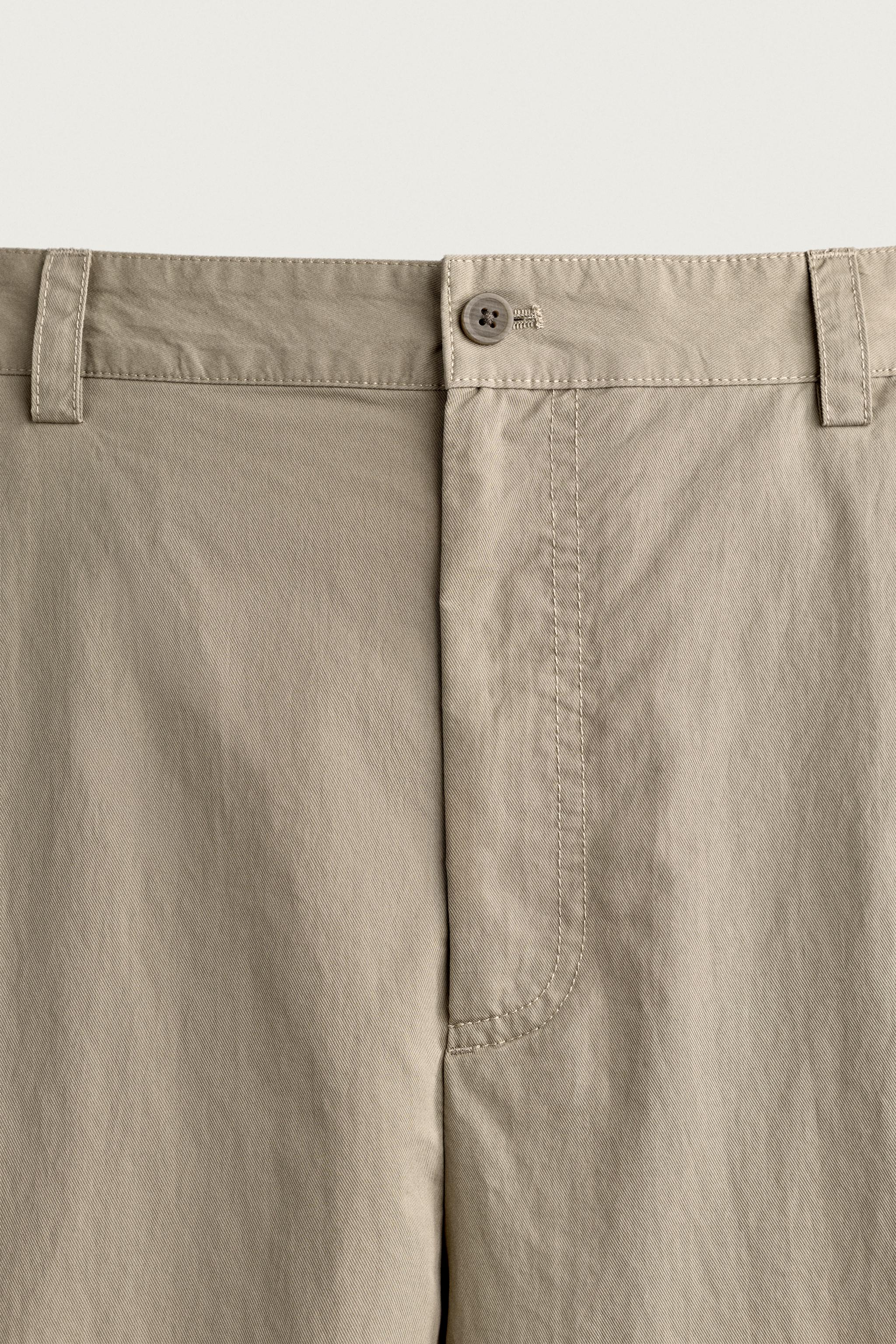 RELAXED FIT DARTED PANTS