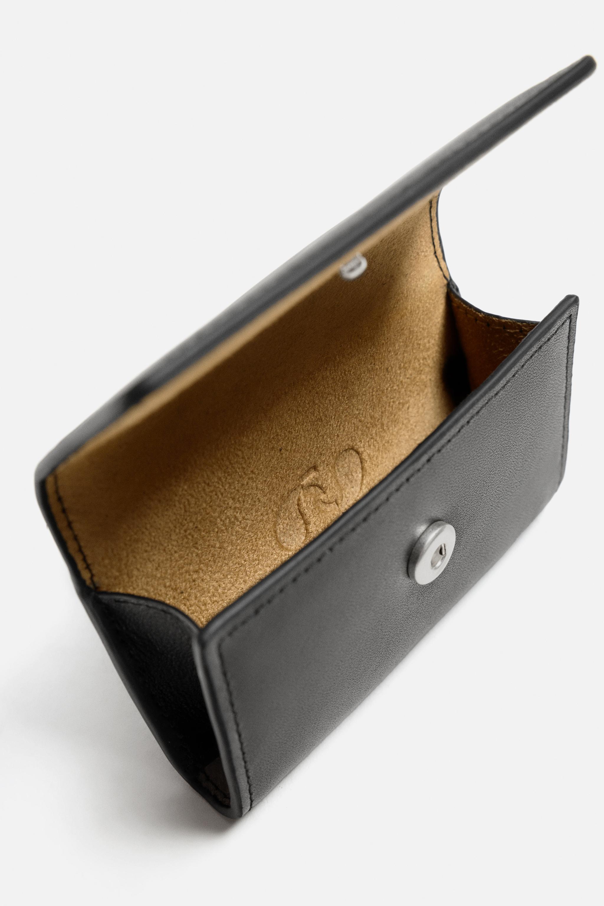 LEATHER COIN PURSE - Black | ZARA United States