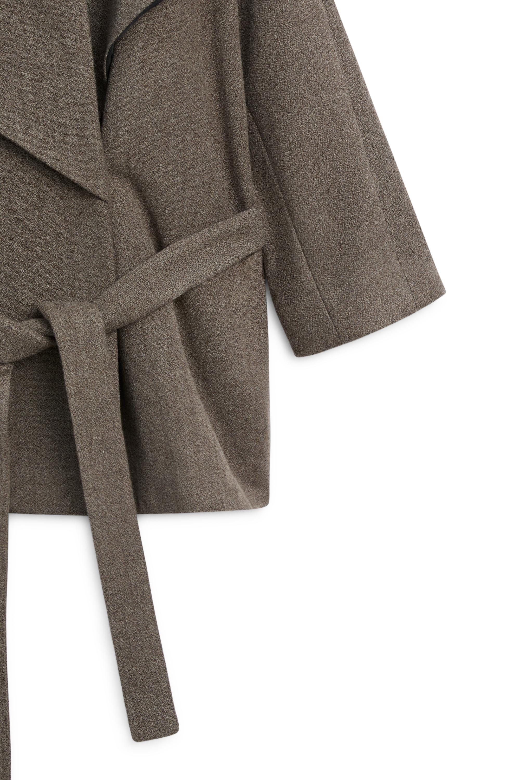 Wool blend belt detail coat - LIMITED EDITION