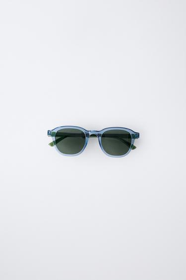 TRANSPARENT FRAME SUNGLASSES - Blue by Zara