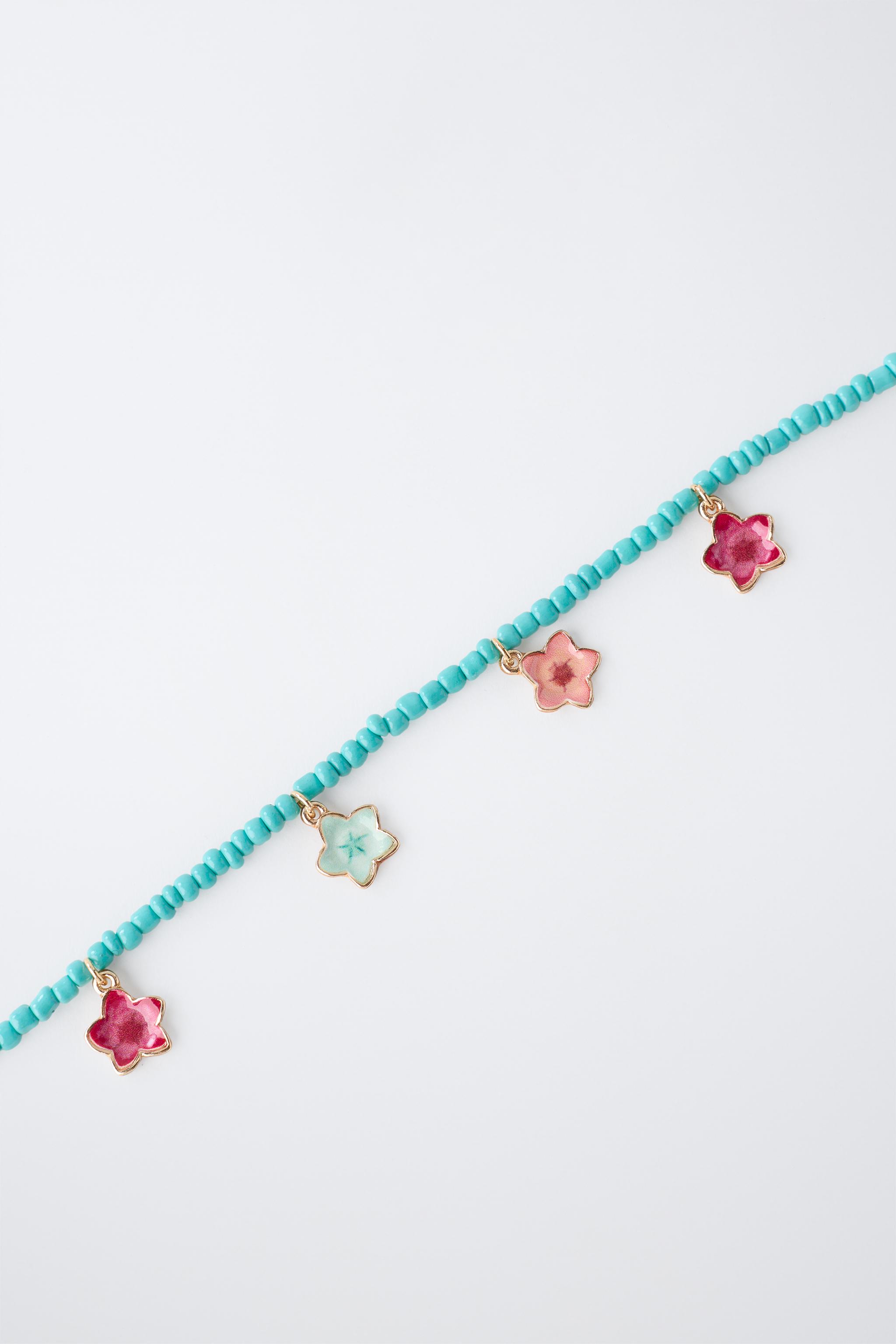 MOANA © DISNEY BEADED NECKLACE SET — Turquoise (alternate view)