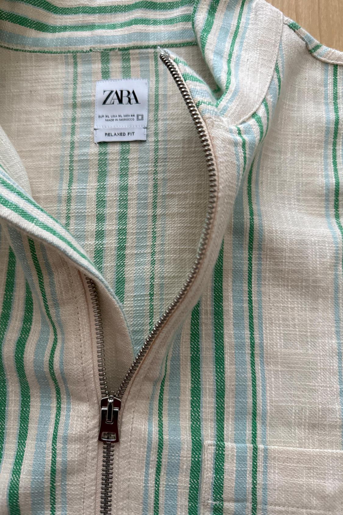 STRIPED COTTON OVERSHIRT - Image 5