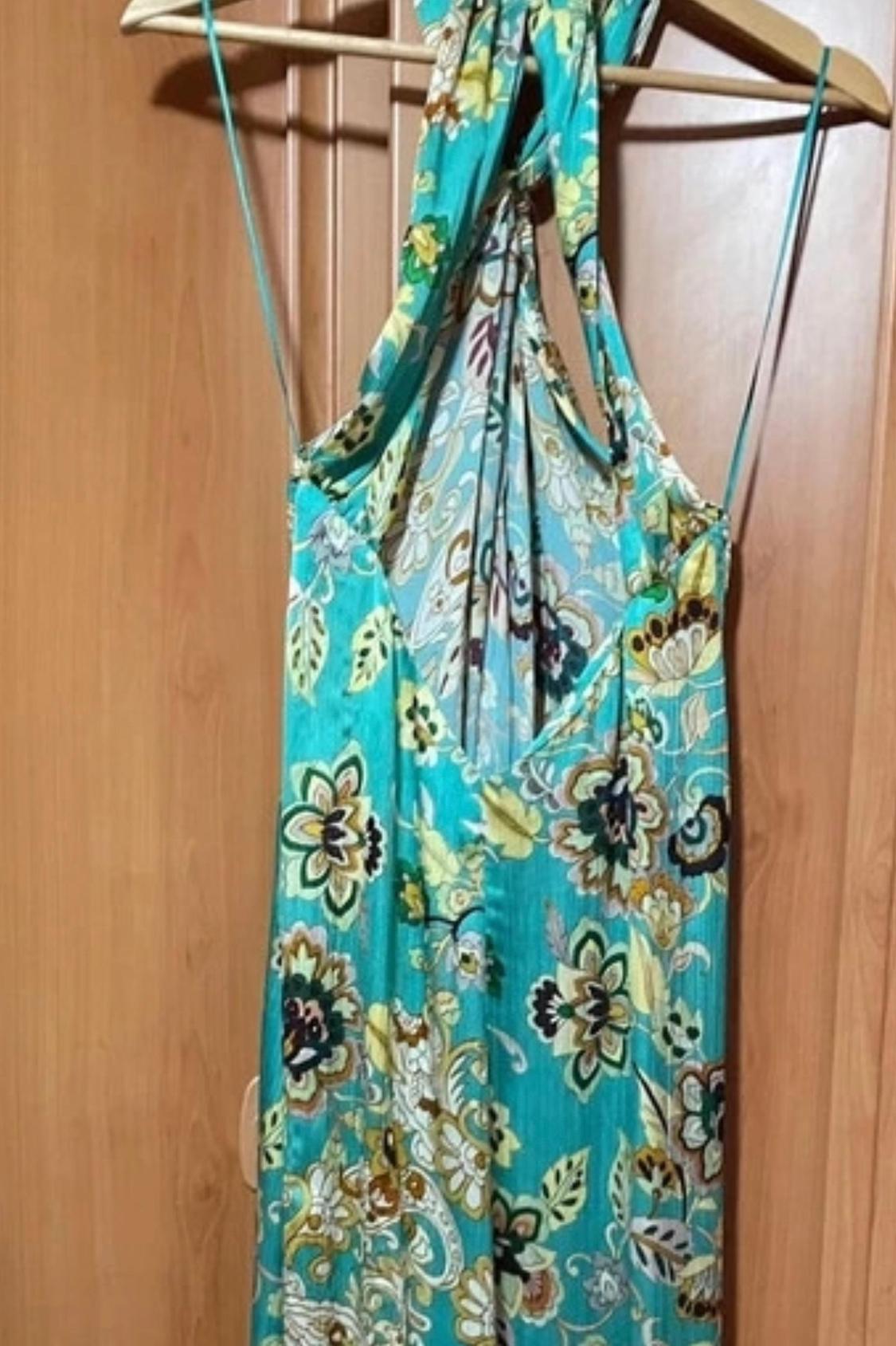 LONG FLORAL PRINT DRESS - Image 3