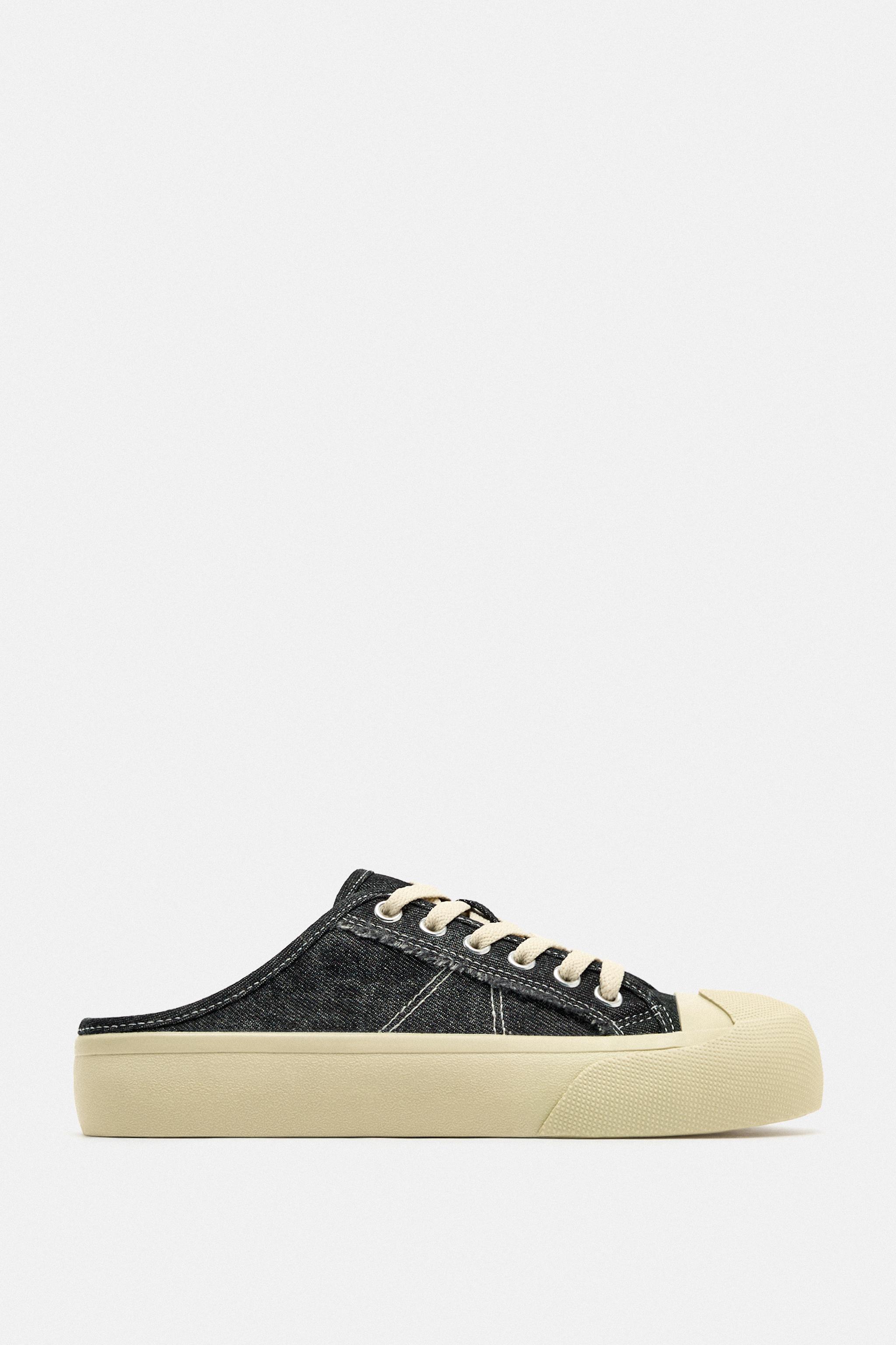 Black store zara trainers