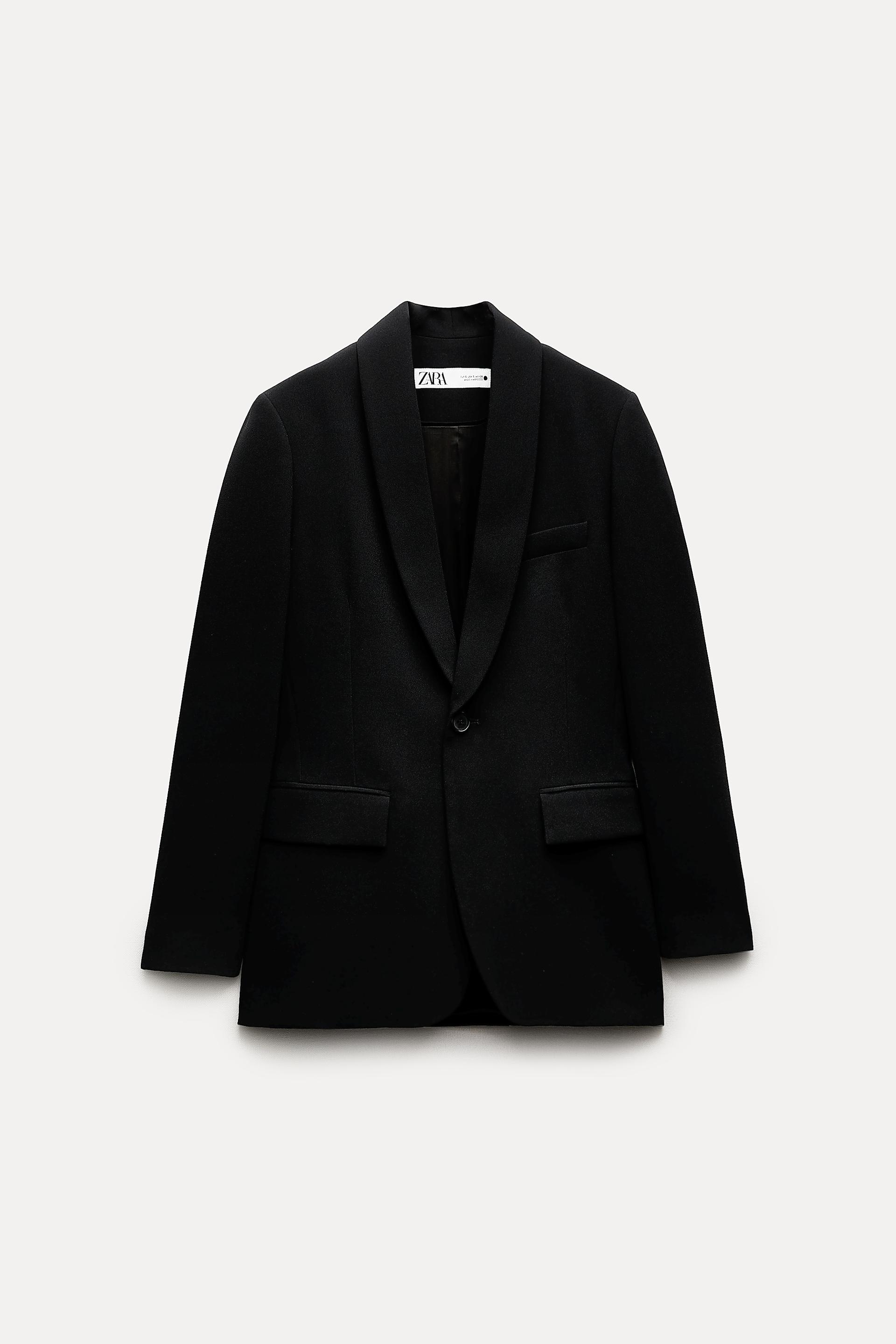 ZW COLLECTION FITTED TUXEDO-STYLE BLAZER