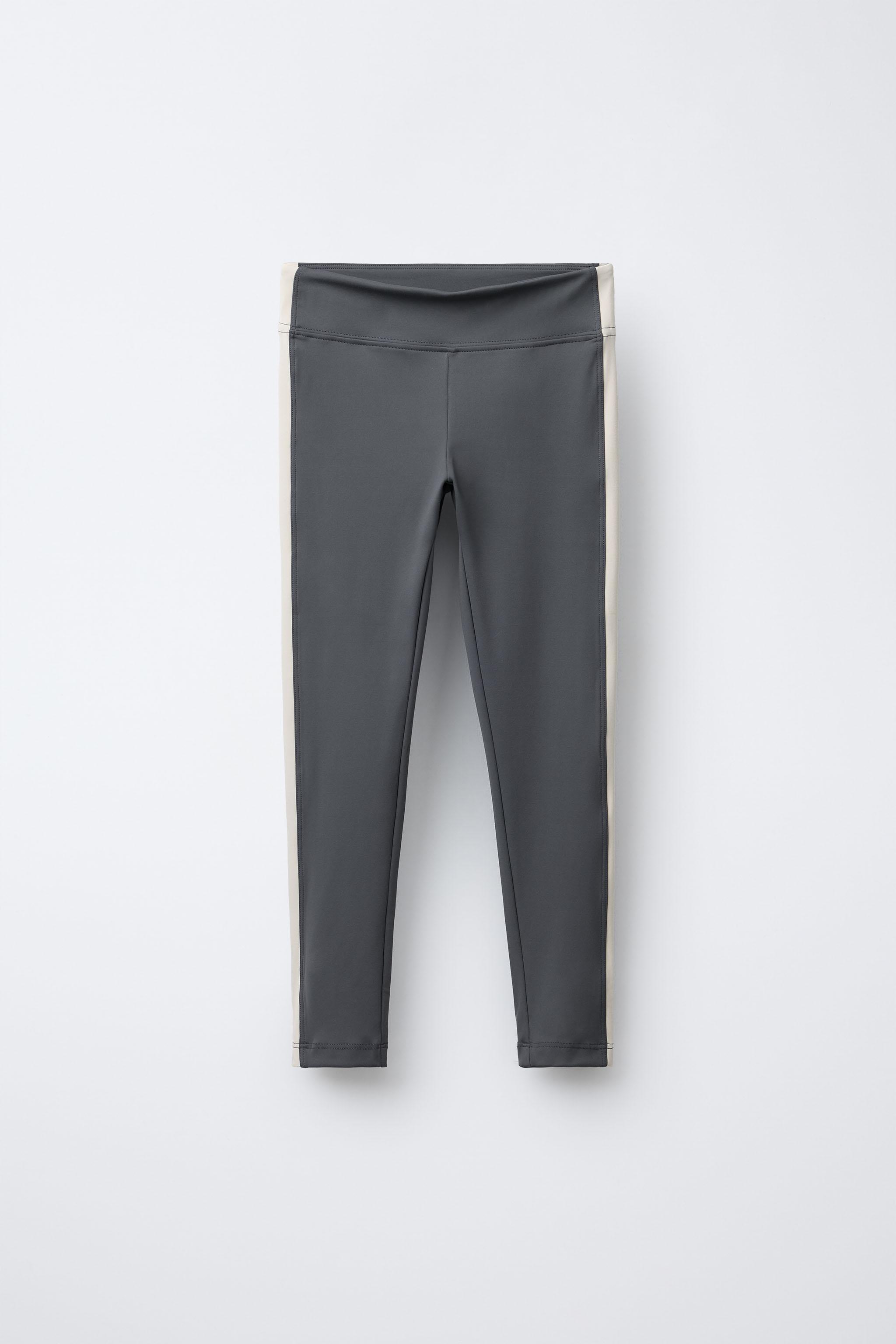 サイドラインレギンス - グレー | ZARA Japan / 日本
