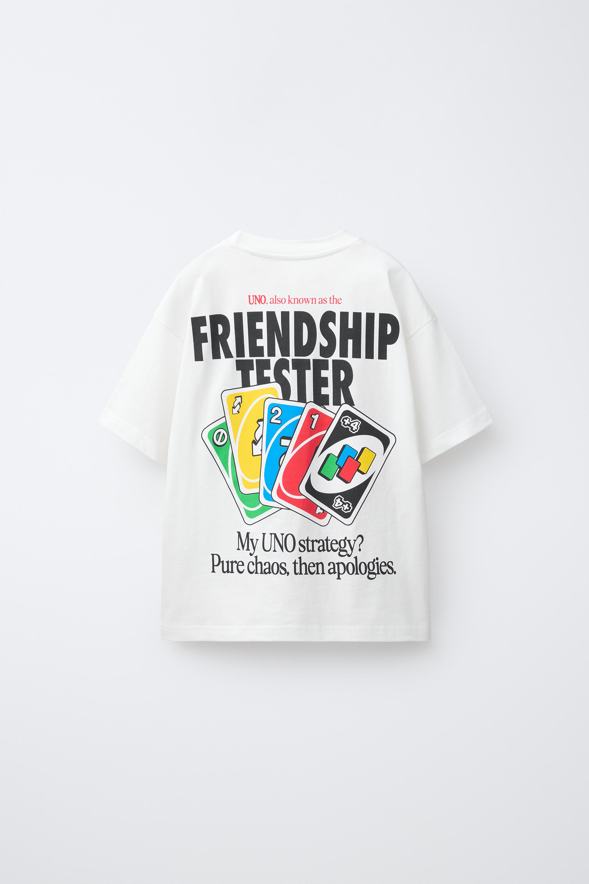 Детские футболки Zara UNO © CARD GAME PRINT T-SHIRT — фото 2