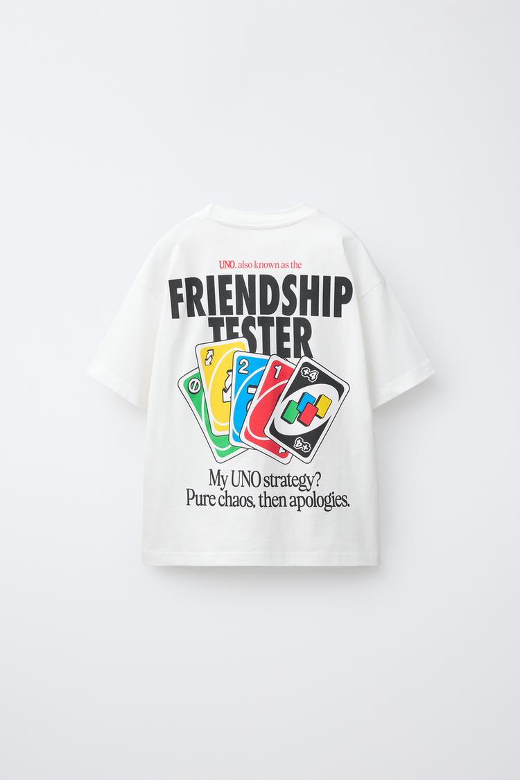 CAMISETA ESTAMPADO JUEGO CARTAS UNO ©