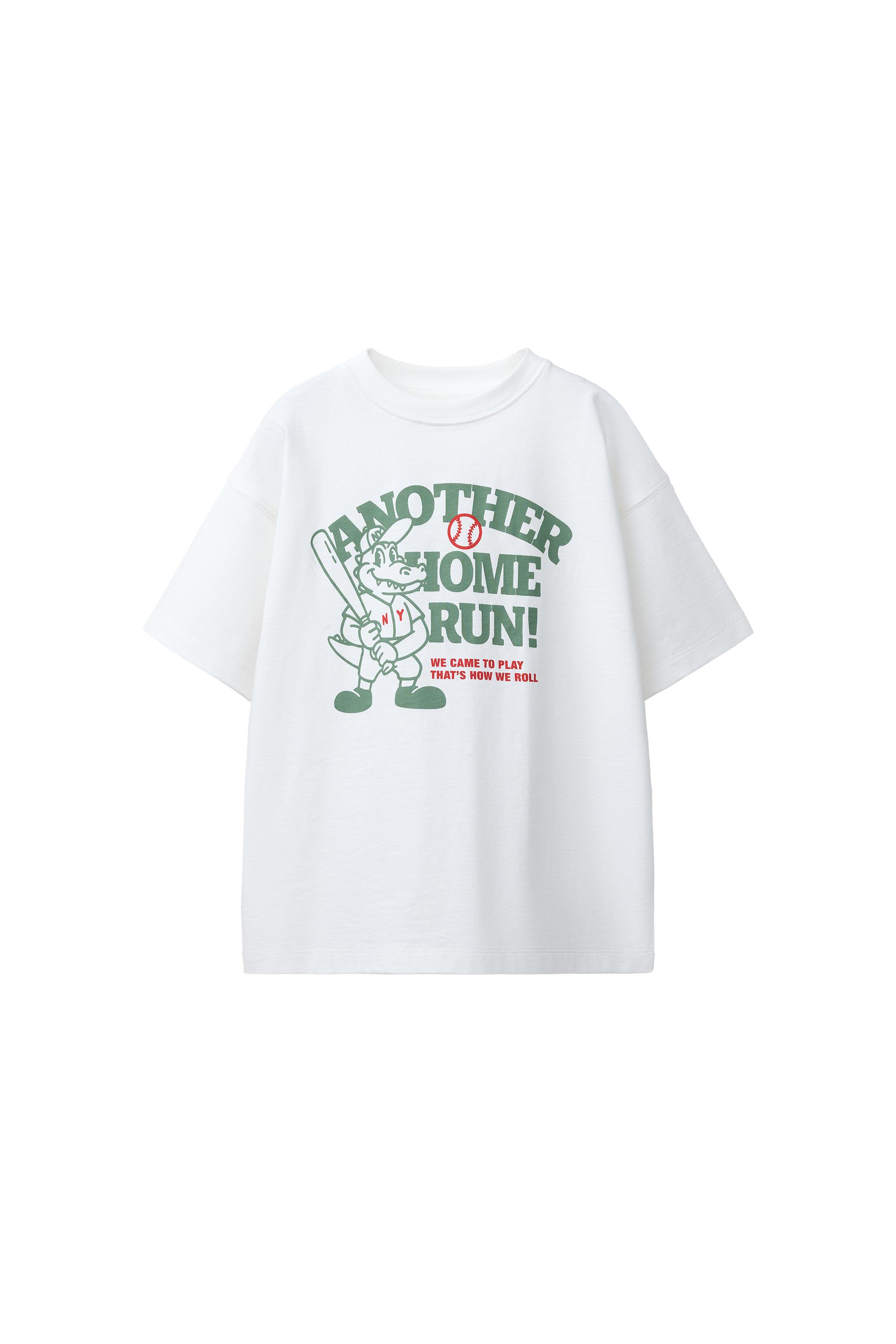 VARSITY PRINT T-SHIRT - Oyster-white | ZARA United States