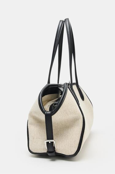 BOWLING SHOULDER BAG - Light beige by Zara - Image 2