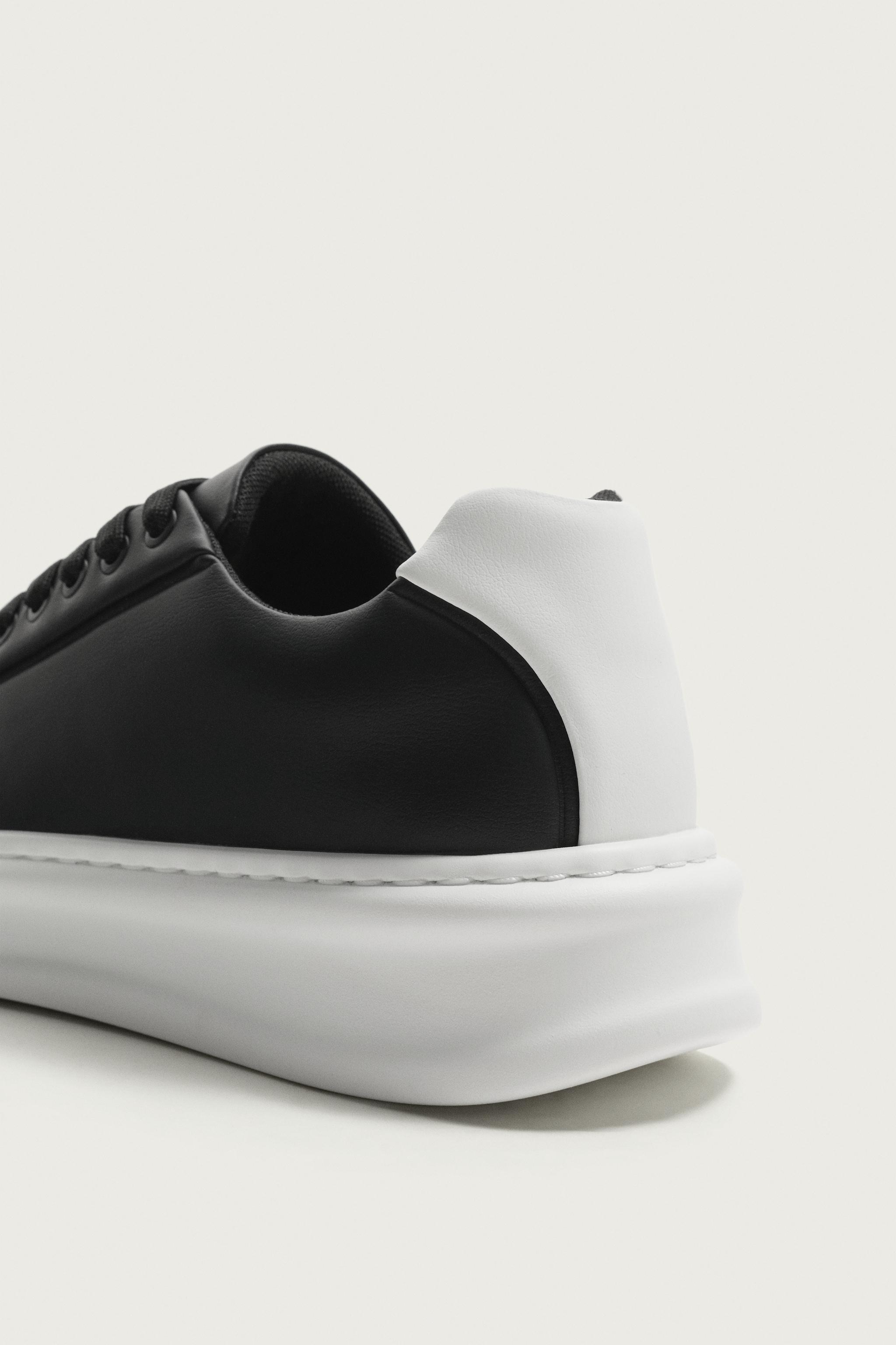 Мужские кроссовки Zara HEEL DETAIL SNEAKERS — фото 6