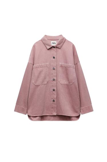 DENIM OVERSHIRT WITH POCKETS