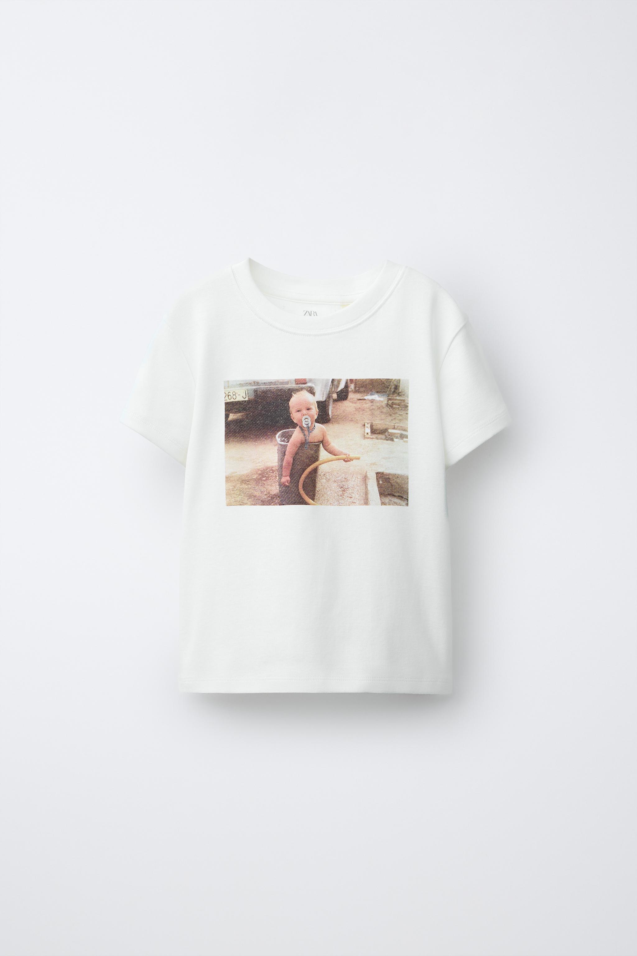 PUKAS SURF PHOTOGRAPH PRINT T-SHIRT — White