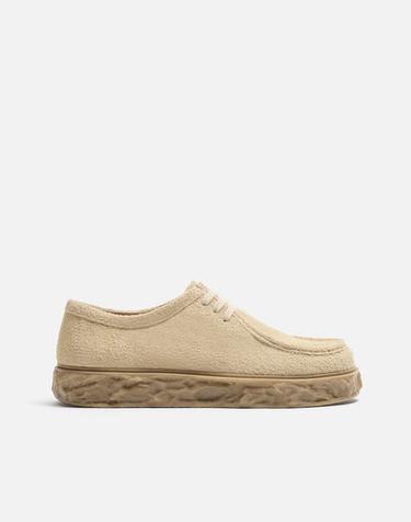 Zara IRREGULAR SOLE LEATHER SHOE - Beige