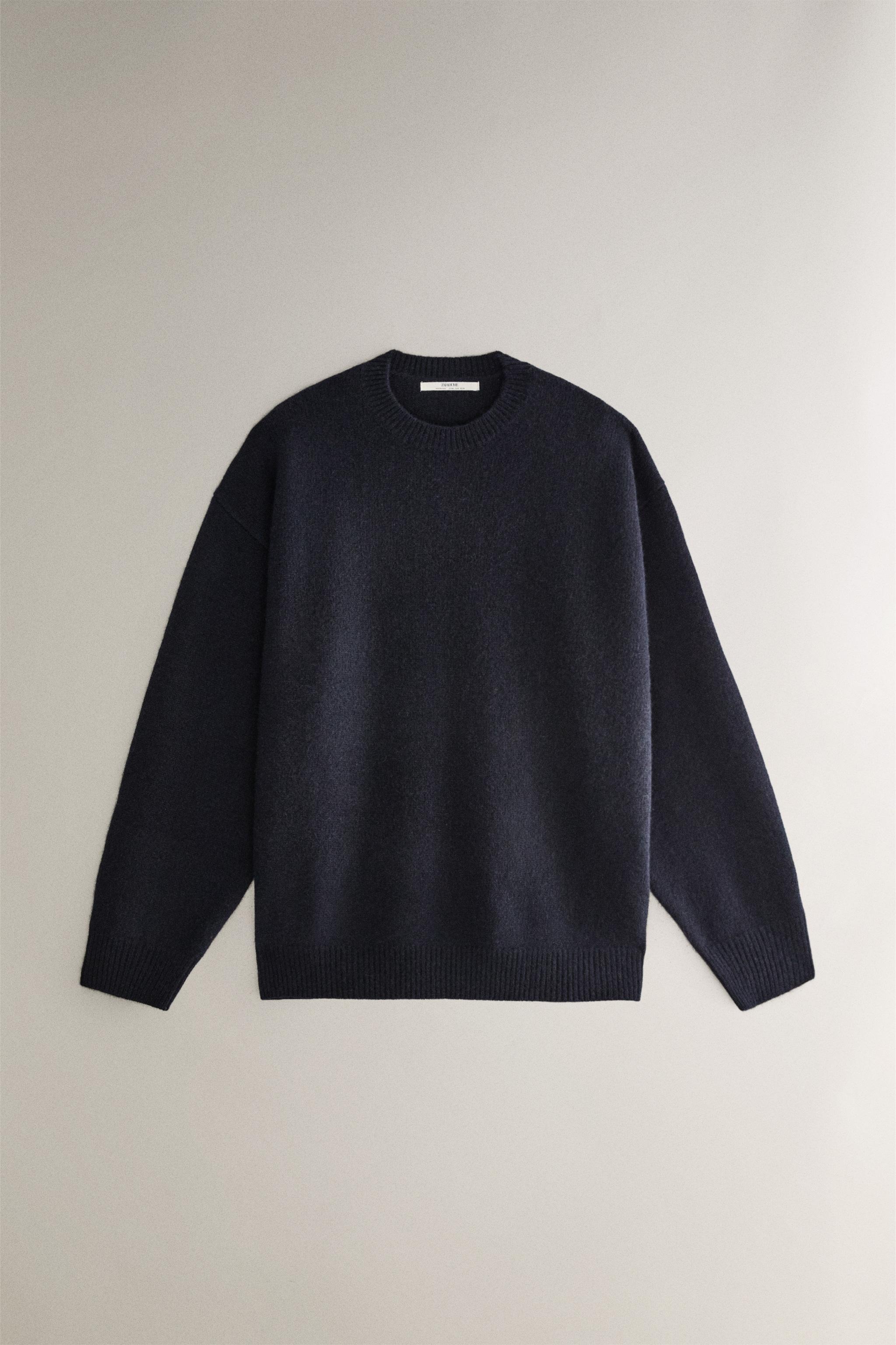 CASHMERE SWEATER - Navy blue | ZARA Canada