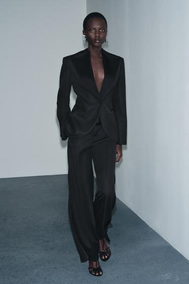 ZW COLLECTION LIMITED EDITION WAISTBAND TROUSERS - Black by Zara