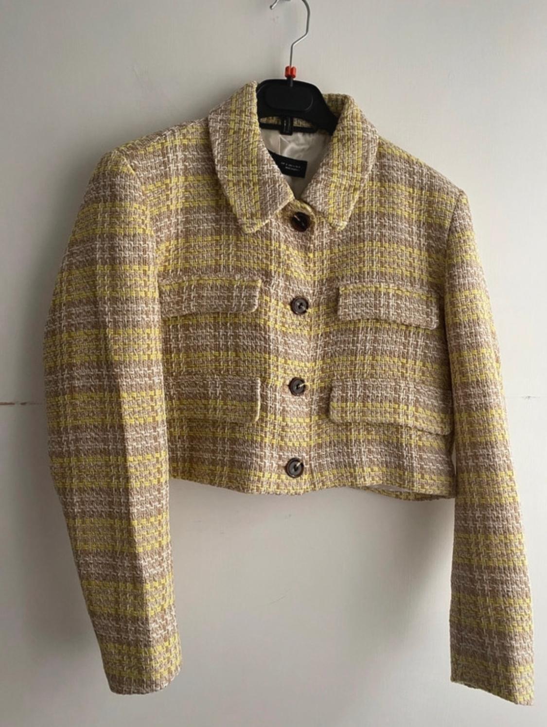 CROPPED TEXTURED BLAZER - Image 3