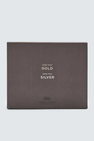 SILVER + GOLD EDT 2 X 90 ML / 3.04 oz -  by Zara - Image 1