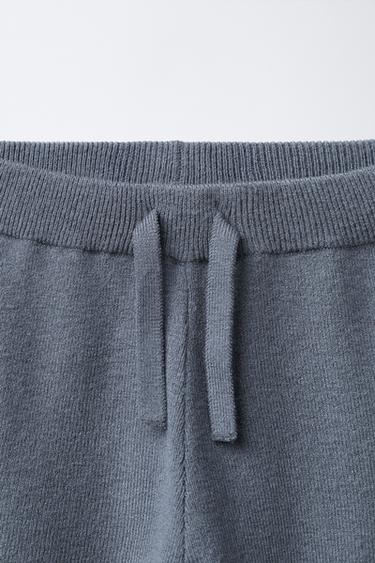 KNIT JOGGER TROUSERS - Blue marl by Zara - Image 2