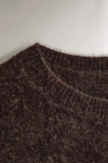 CASHMERE SWEATER - Dark brown by Zara - Image 3