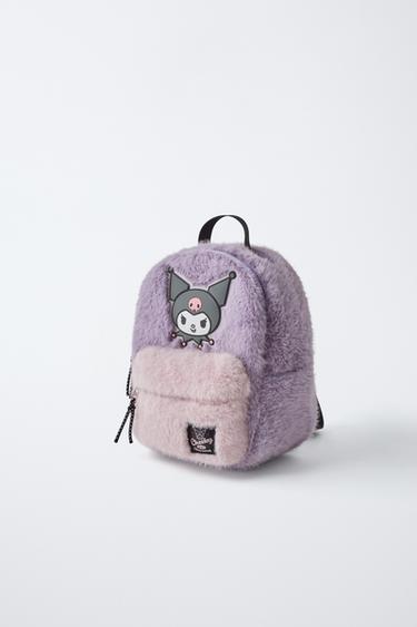 KUROMI © SANRIO SHEEPSKIN BACKPACK - Pink by Zara - Image 1