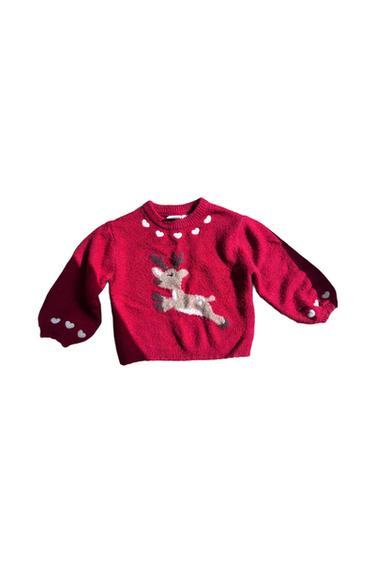 RED KNITTED SWEATER