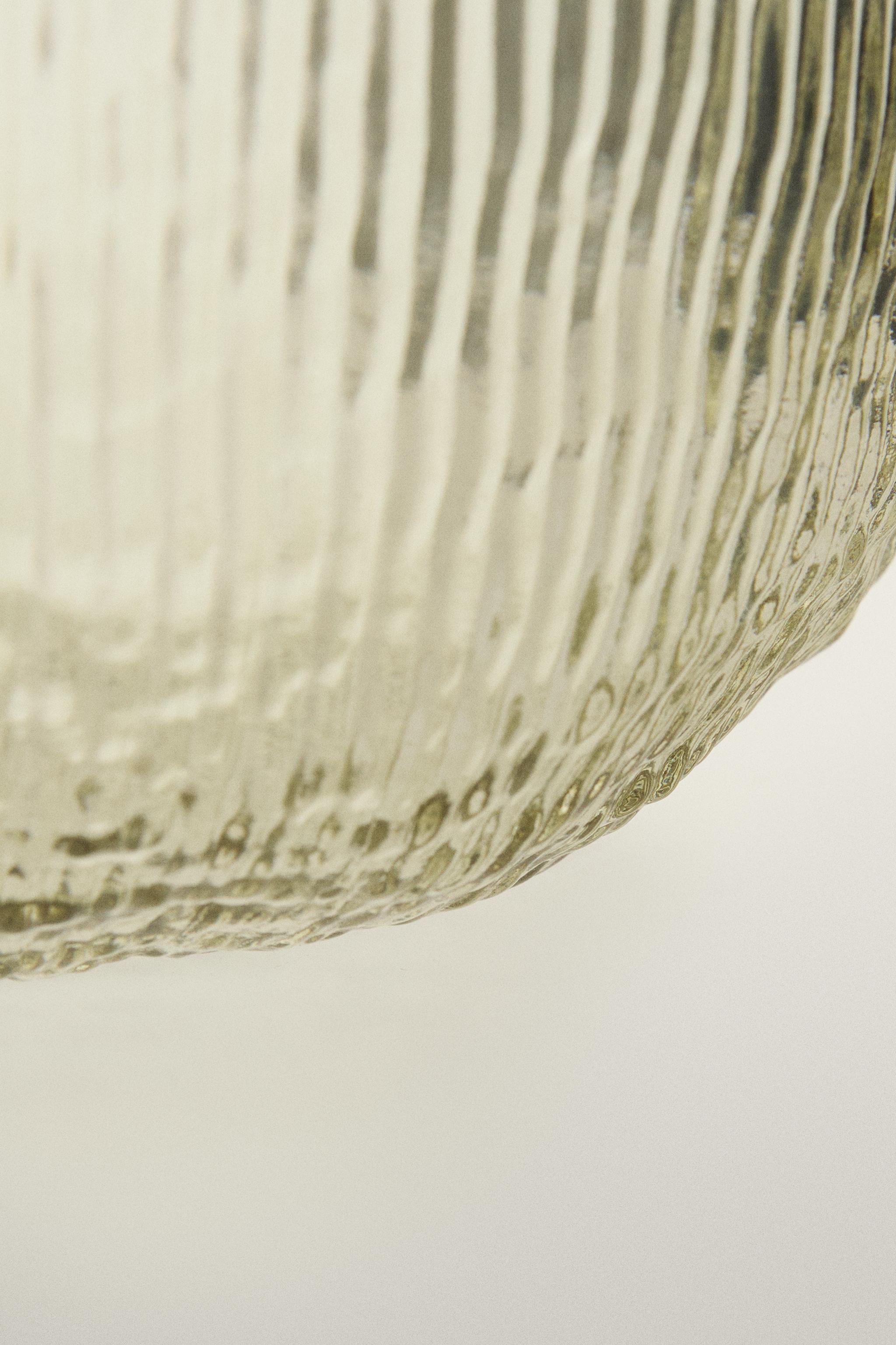 SALADIER VERRE RECYCLABLE RELIEF