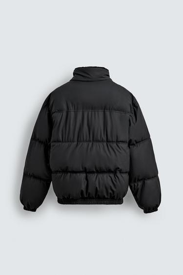 RUBBERISED PUFFER JACKET - Black by Zara - Image 8