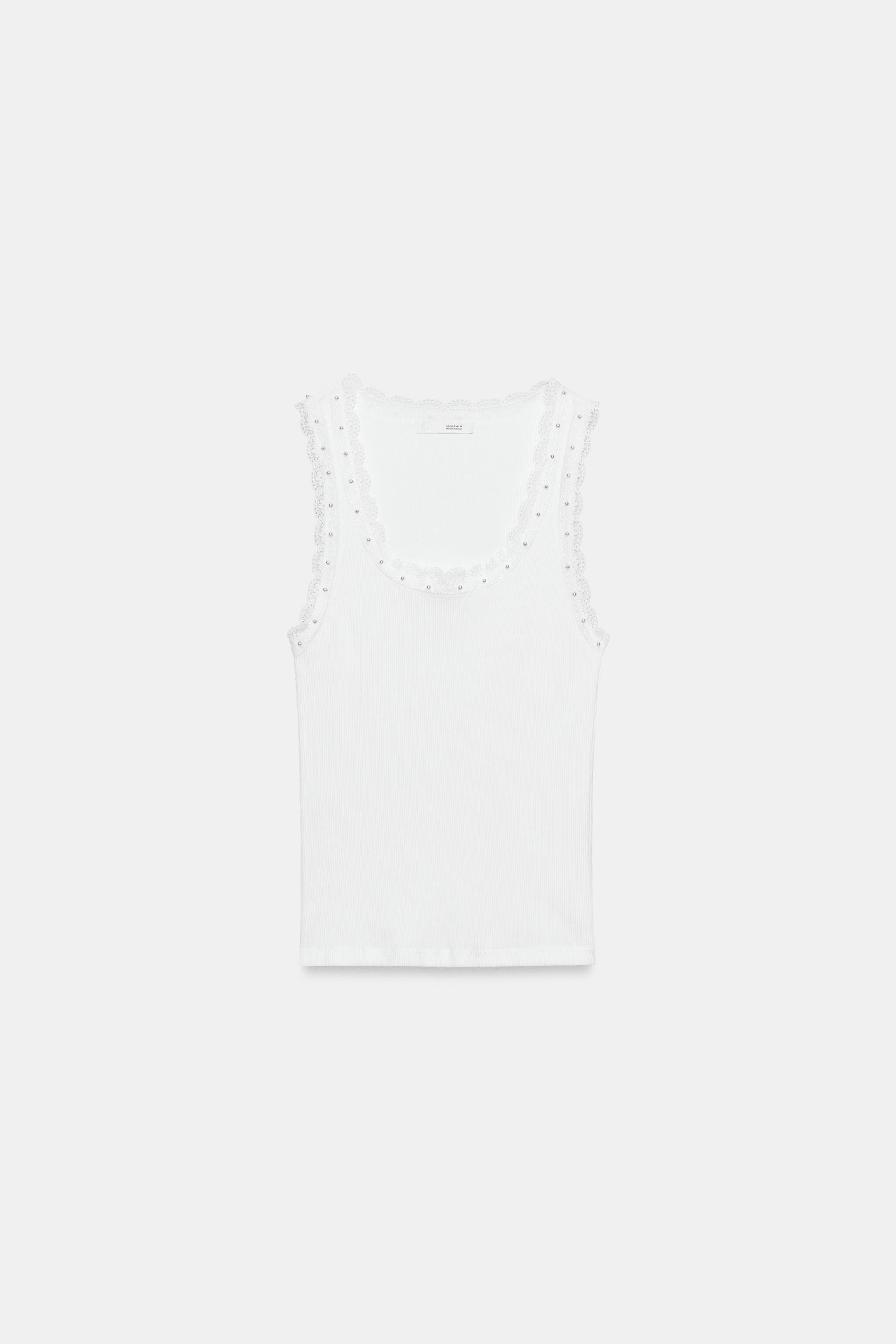 PEARL LACE TOP