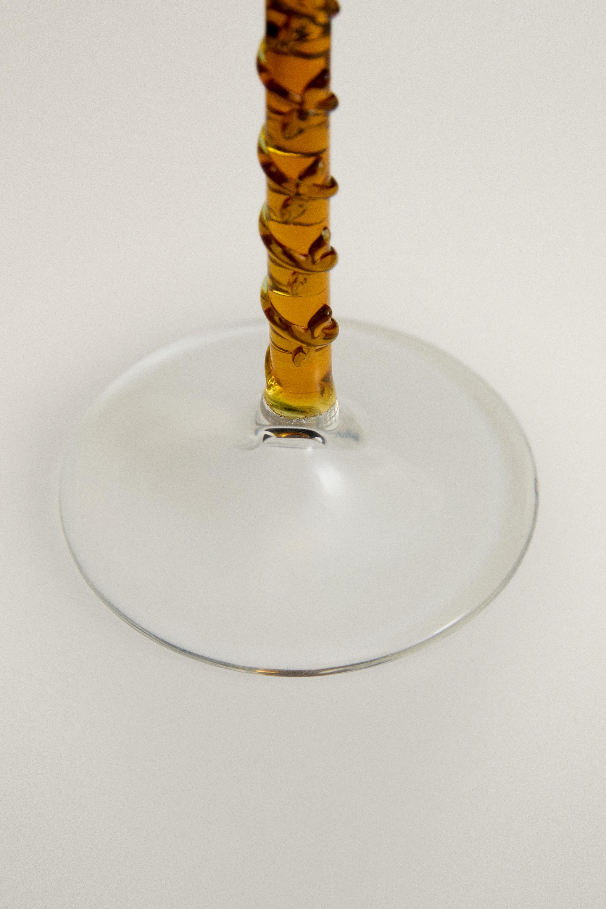 VERRE À PIED BOROSILICATE COULEUR