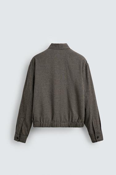 CHECK OVERSHIRT - Grey by Zara - Image 8