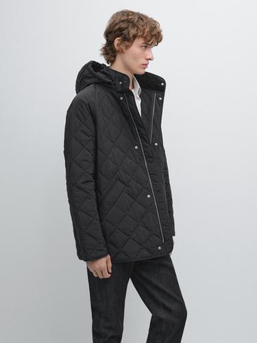 Veste matelassée déperlante - Noir de Zara