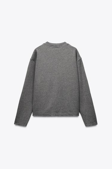 SOFT SWEATER - Anthracite grey by Zara