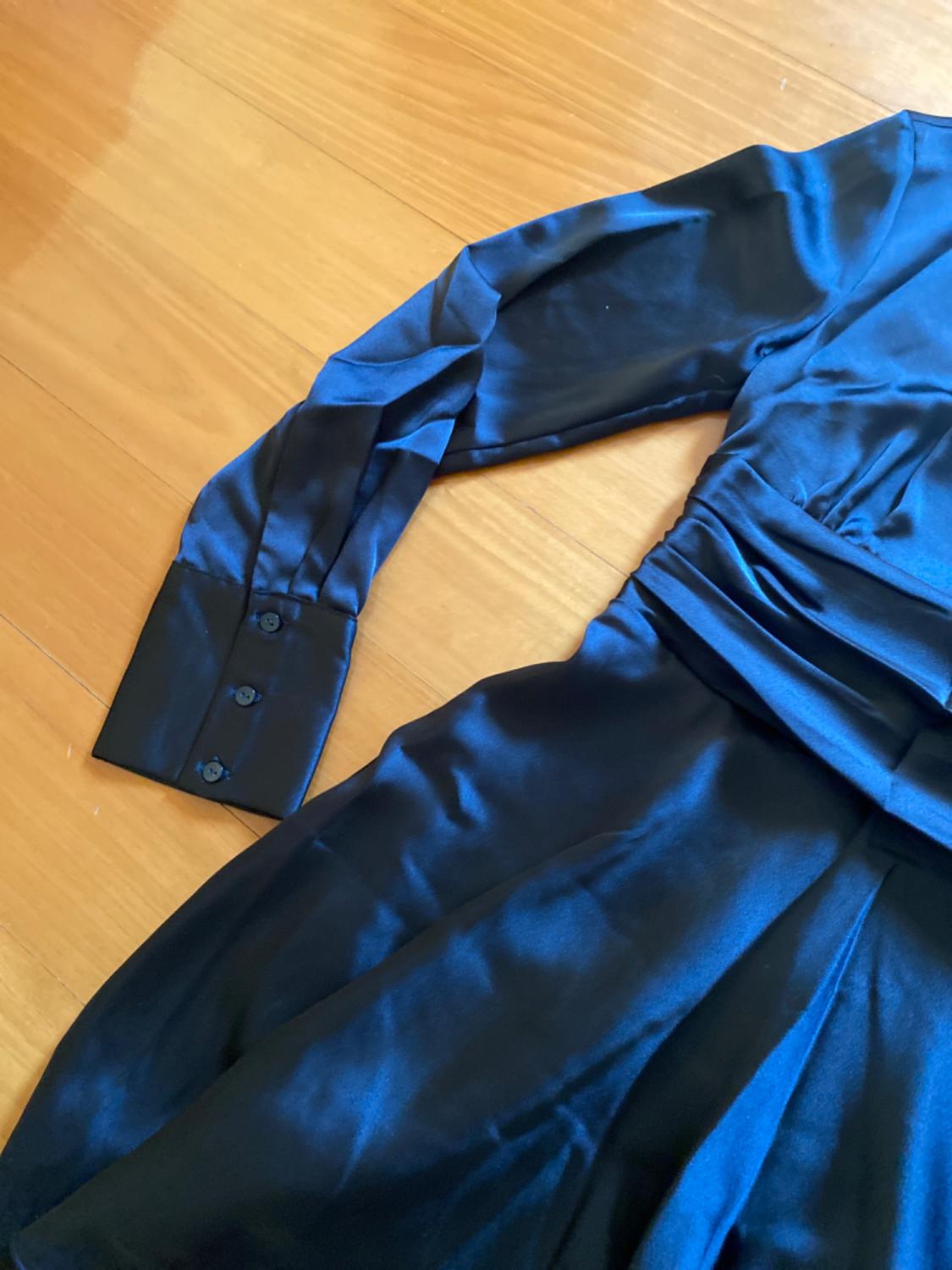 SHORT SATIN DRESS - Image 2