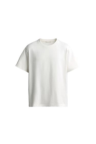 BASIC MEDIUM WEIGHT T-SHIRT /02 - White by Zara