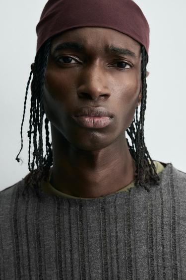 OPENWORK KNIT T-SHIRT - Grey by Zara - Image 4