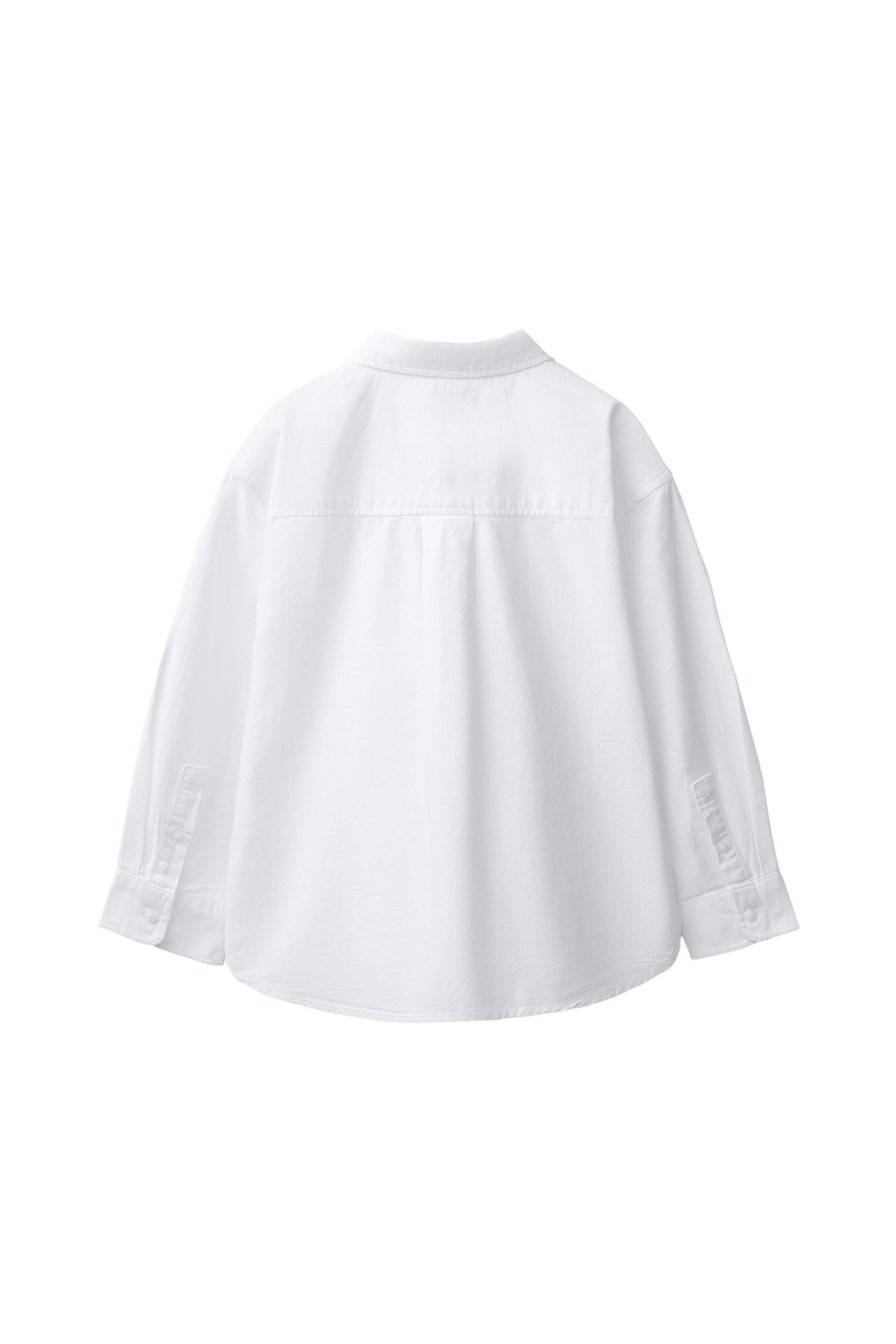 SOLID OXFORD SHIRT — White