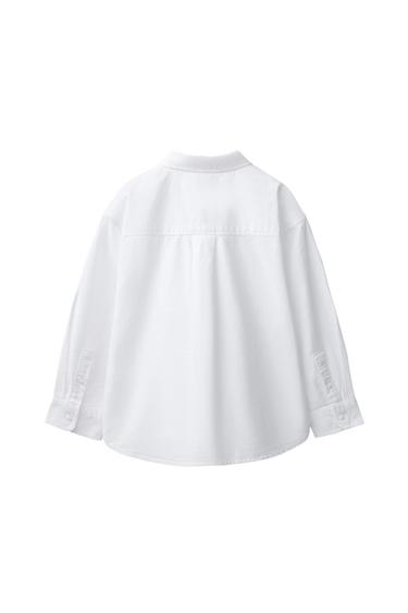 SOLID OXFORD SHIRT — White 2