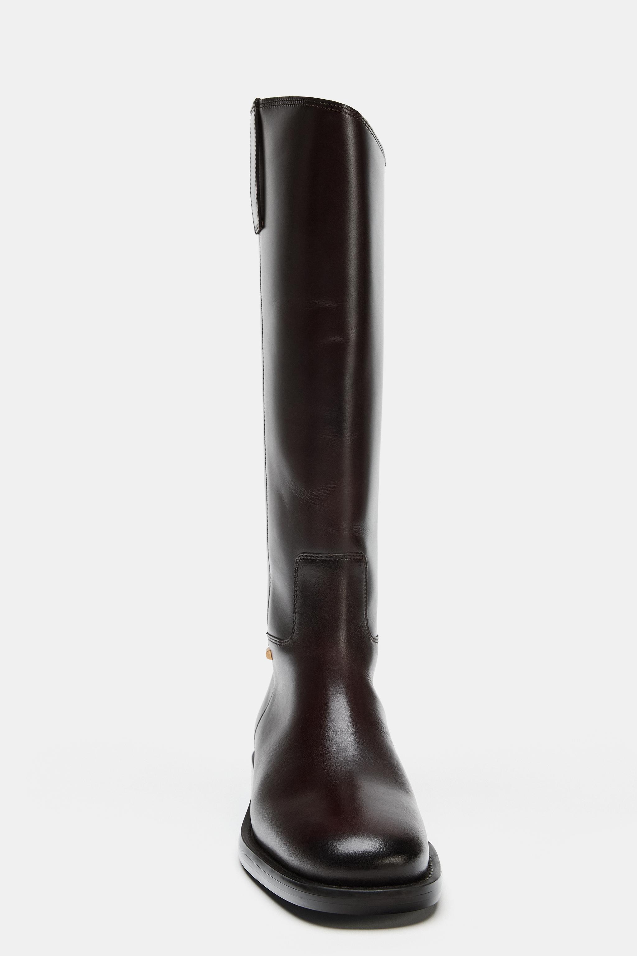 LEATHER RIDING BOOTS