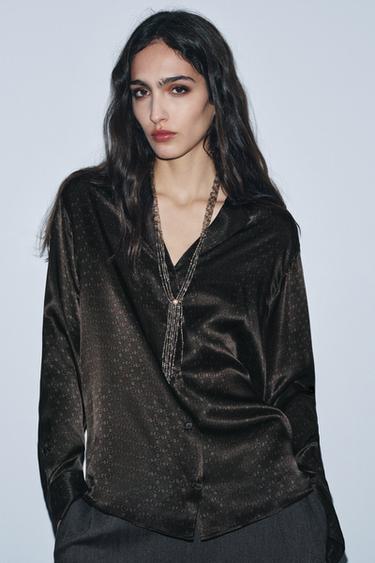 LOT DE 2 COLLIERS RAS DU COU AVEC BIJOUX ET FANTAISIE - Gris de Zara - Image 1