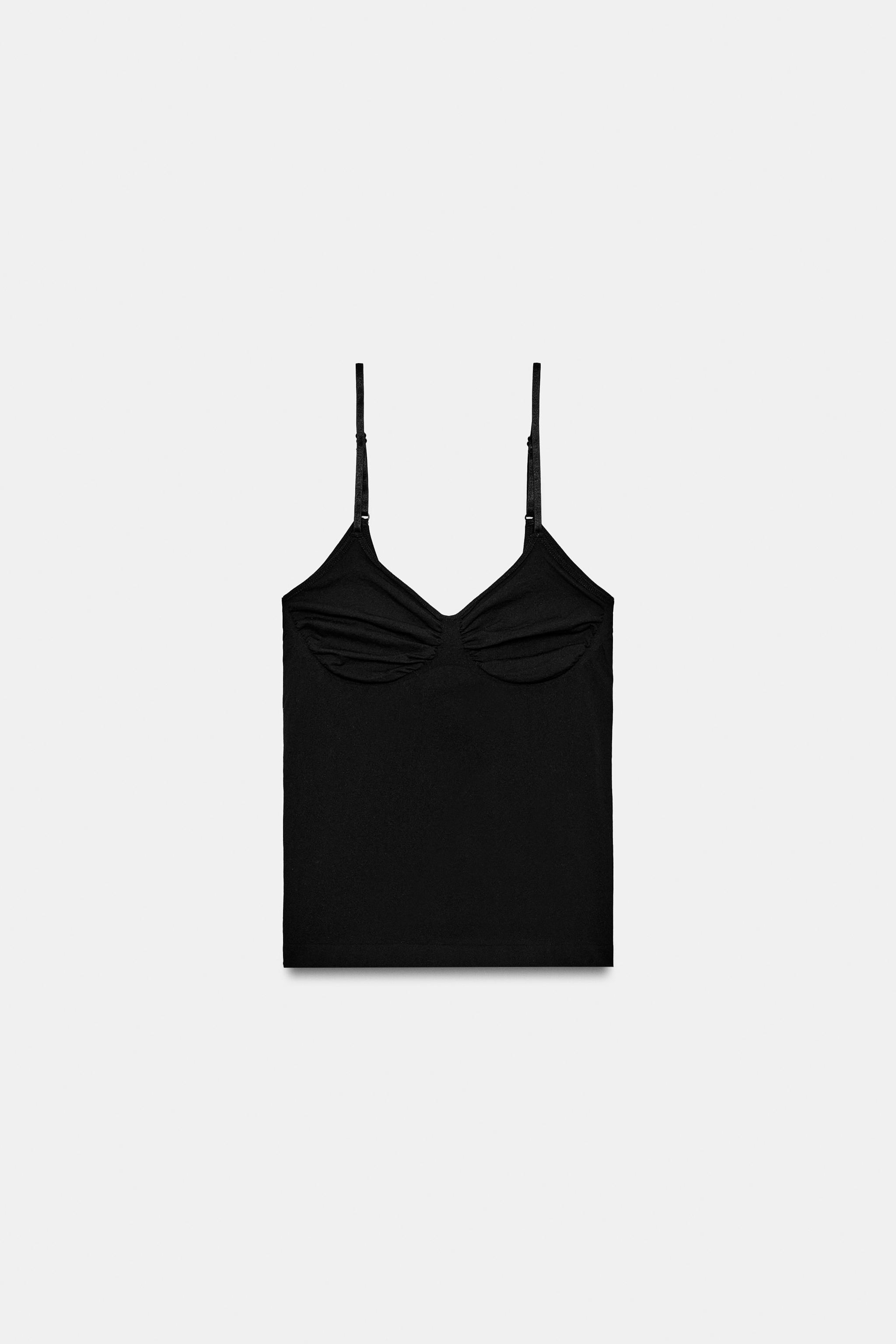 SEAMLESS STRAPPY TOP