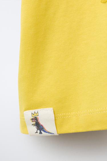 T-SHIRT BASQUIAT® - Jaune de Zara - Image 3