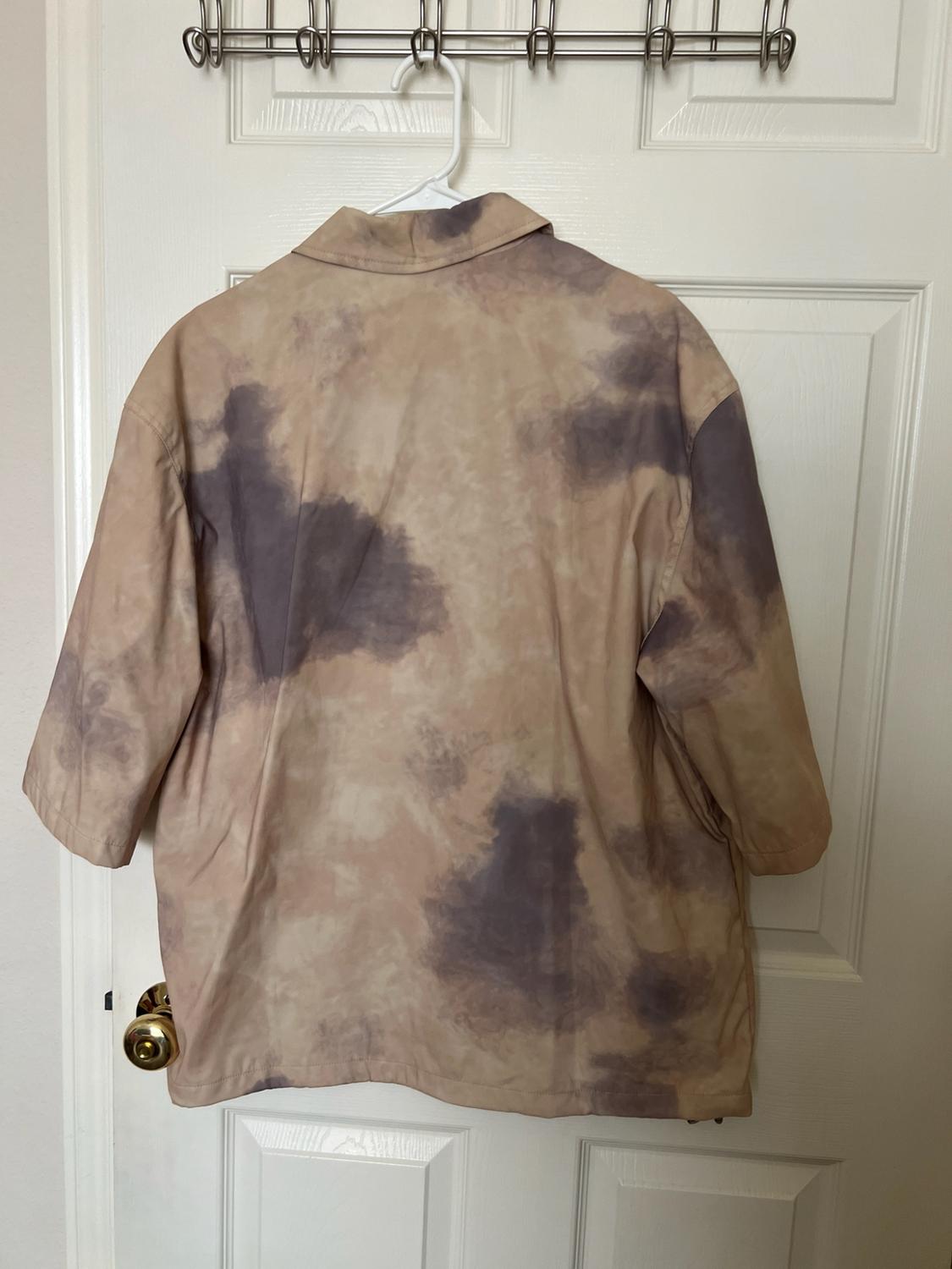 TIE DYE PRINT OVERSHIRT - Image 3